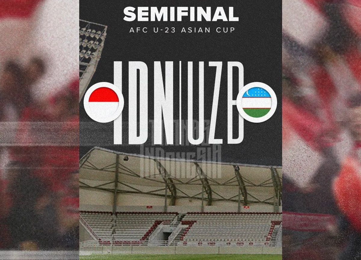 Timnas Indonesia vs Uzbekistan di semifinal Piala Asia U23 2024