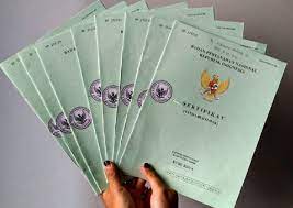 Sertifikat tanah/rumah