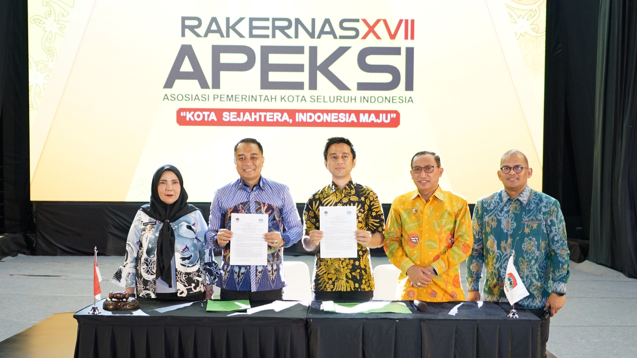 Rapat Kerja Nasional (Rakernas) XVII Asosiasi Pemerintah Kota Seluruh Indonesia (APEKSI) Tahun 2024 di Balikpapan, Kaltim