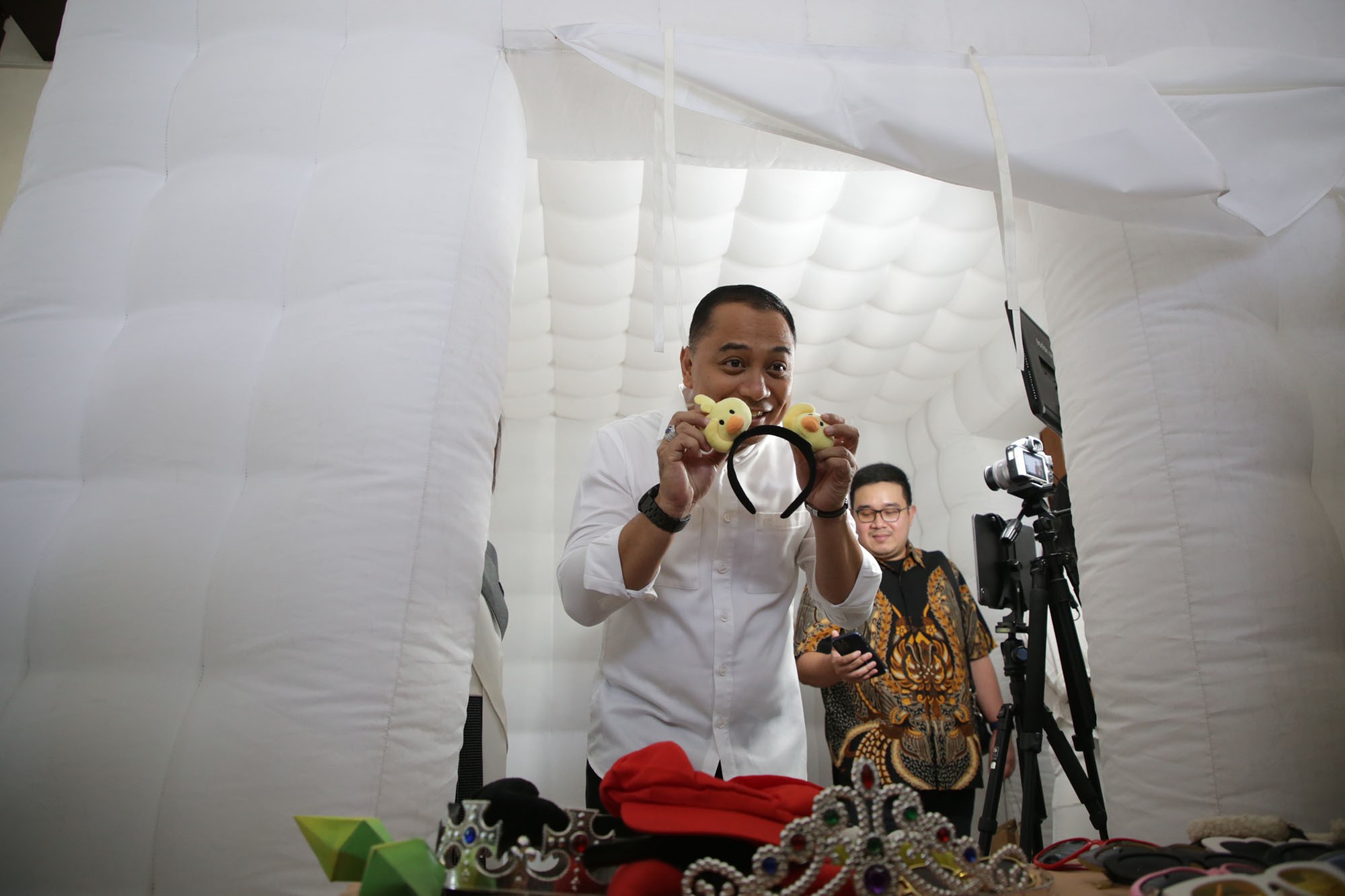 Wali Kota Surabaya Eri Cahyadi di event Creative Community Day and Surabaya Startup Festival 2.0 