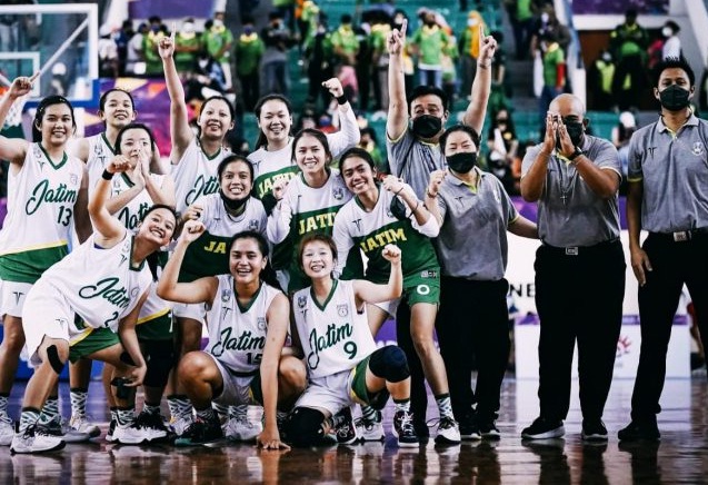 Tim basket putri Jatim.