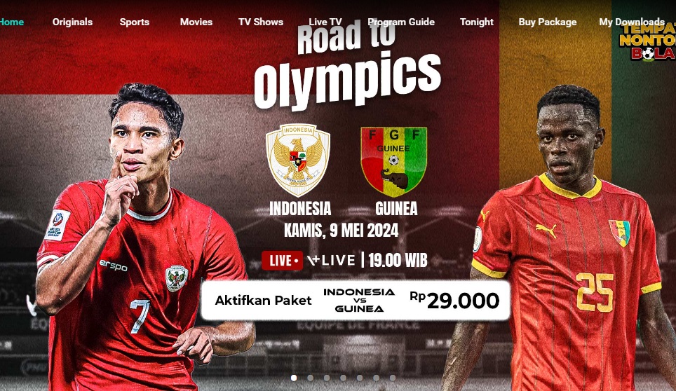 Timnas Indonesia vs Guinea di Playoff Olimpiade 2024 Malam Ini