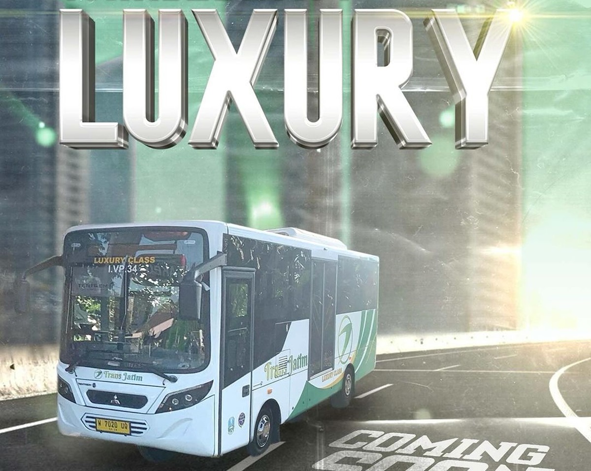 Bus Transjatim Luxury Class. (Foto: Instagram @officialtransjatim) 