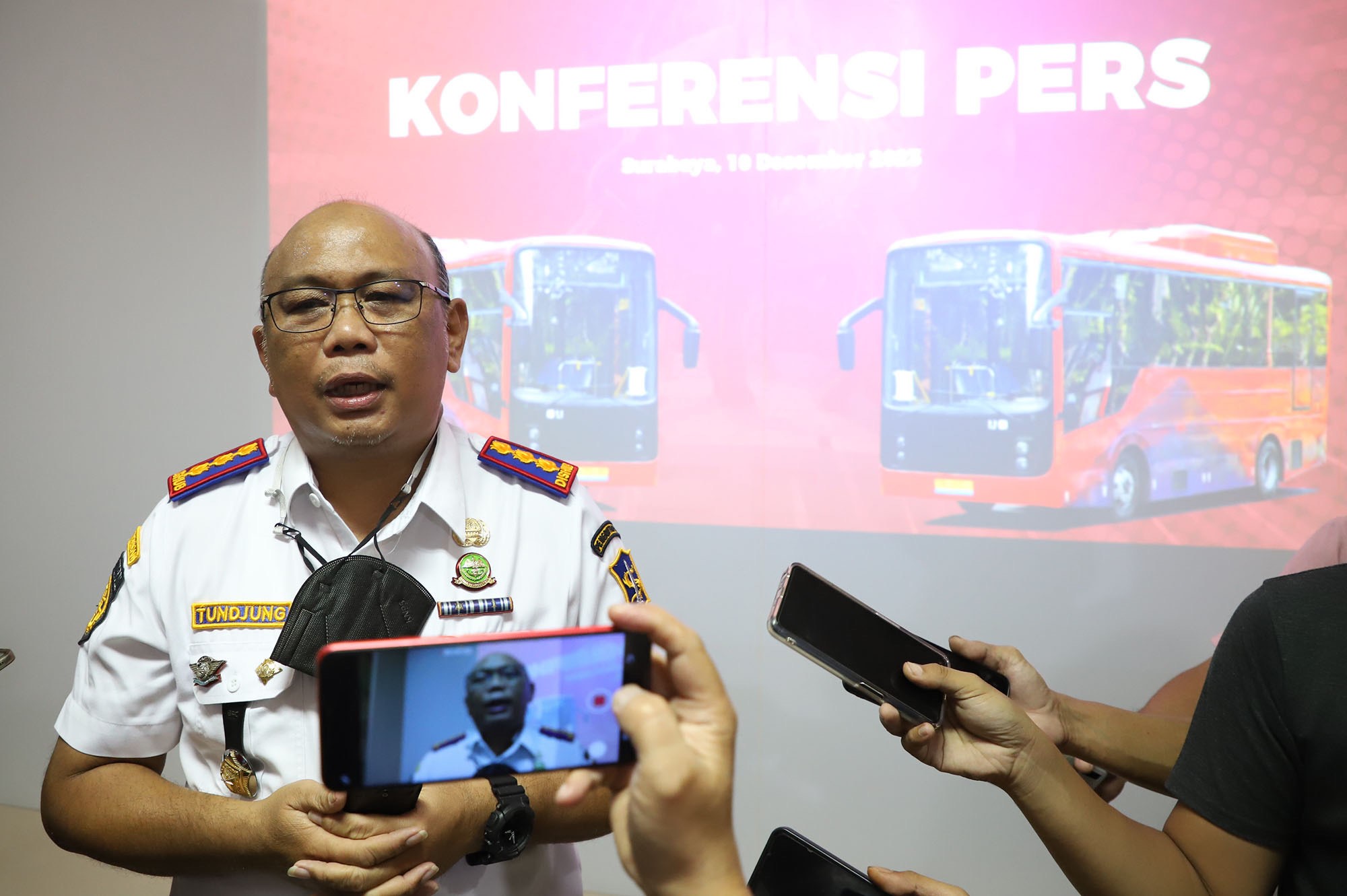 Kepala Dinas Perhubungan (Dishub) Kota Surabaya Tundjung Iswandaru 