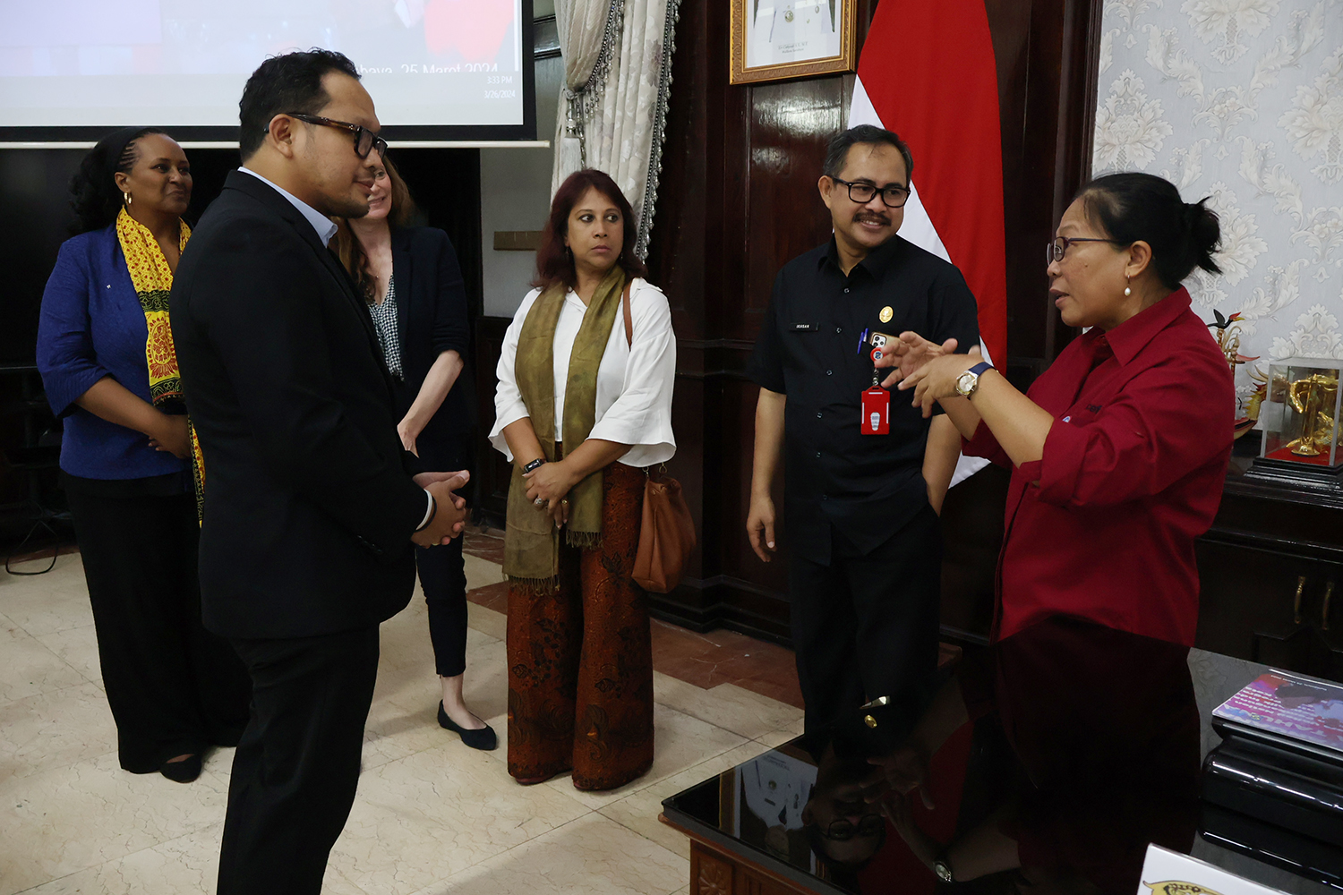 Pemkot Surabaya menerima kunjungan dari Tim Child Friendly Cities Initiative (CFCI) UNICEF