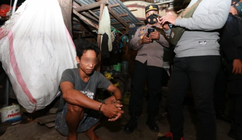 Diduga bandar yang diamankan petugas.