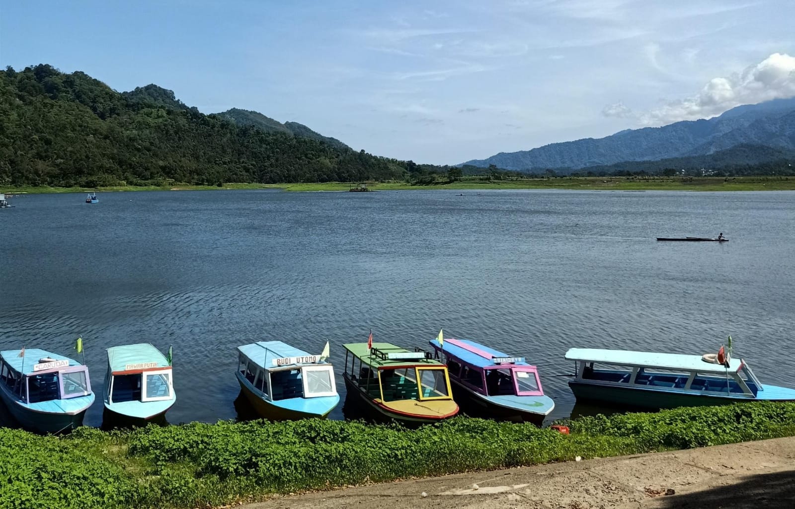 Wisata Waduk Selorejo, Kecamatan Ngantang, Kabupaten Malang.(Foto: PJT I)