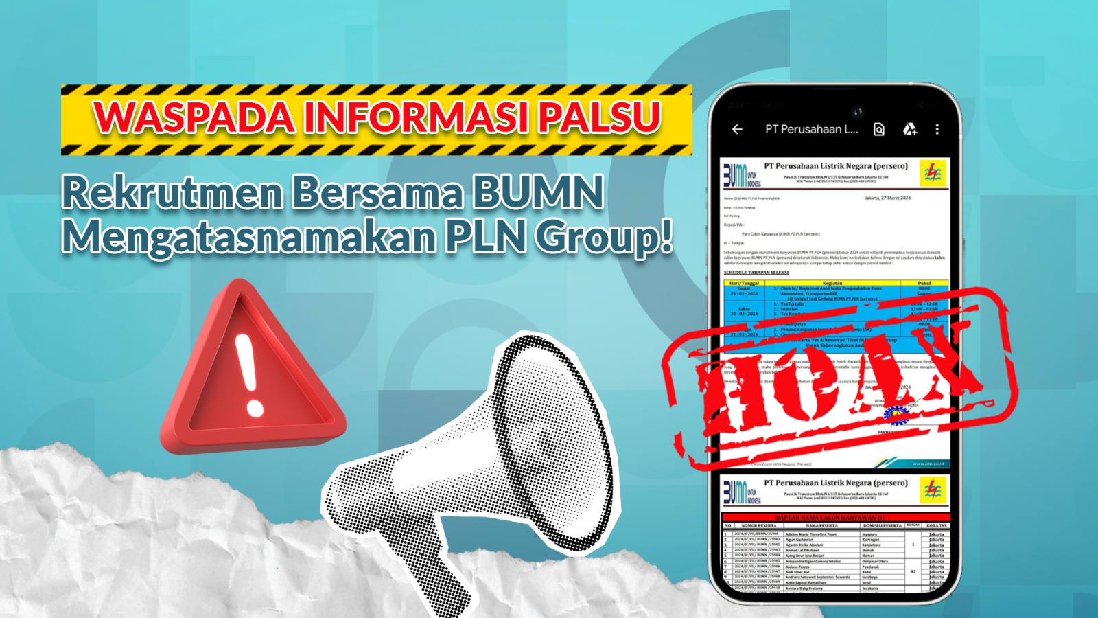 Waspada penipuan lowongan kerja mencatut PLN 