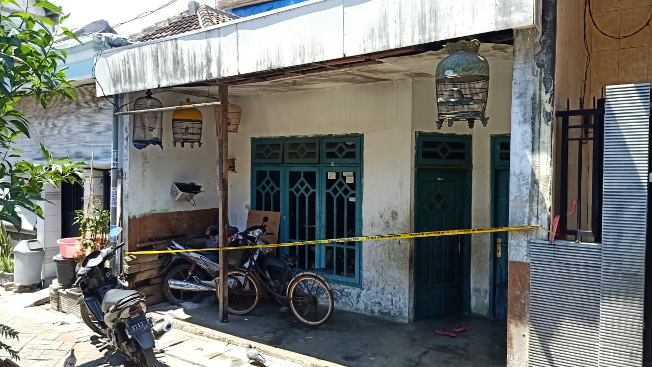 Rumah korban Ahmad Suhadi (51) lokasi pembacokan 