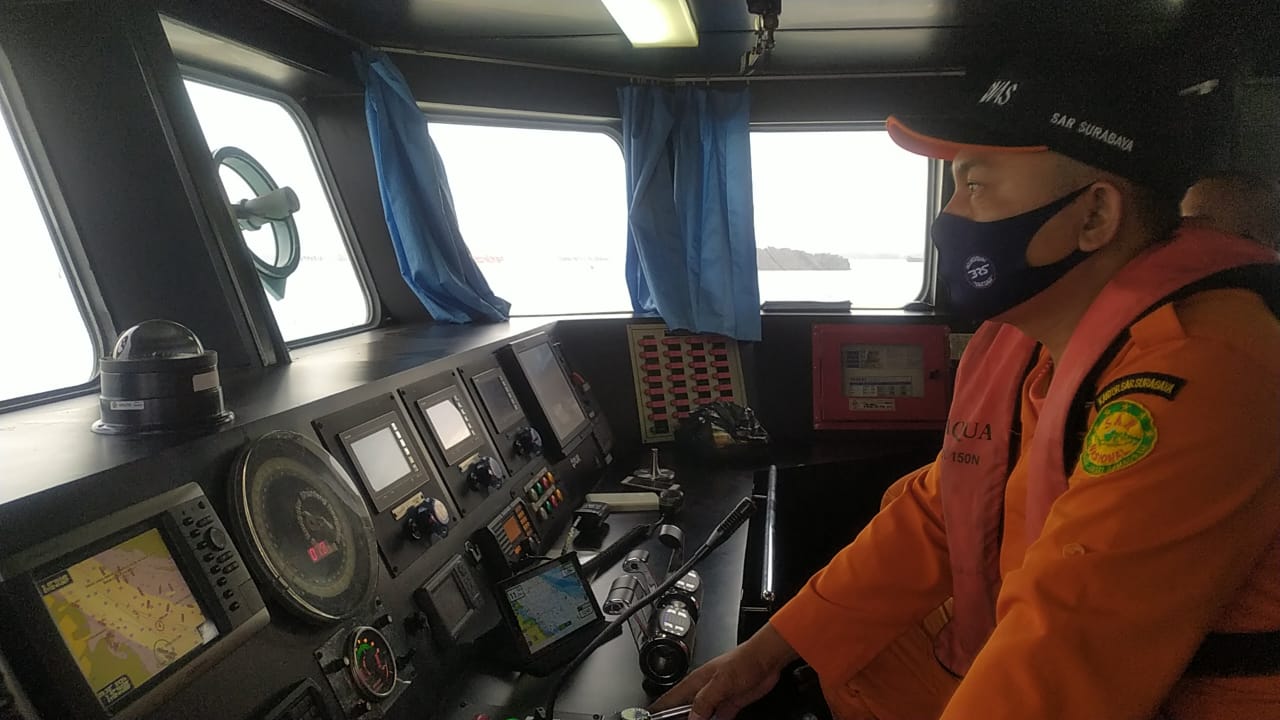 Kepala Kantor SAR Surabaya, Hari Adi Purnomo selaku SAR Mission 
