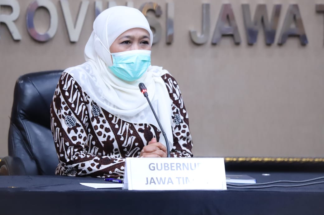 Gubernur Jawa Timur Khofifah Indar Parawansa.