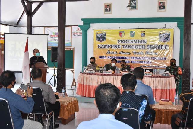 Kedatangan Pejabat Tinggi (PATI) TNI di Kabupaten Trenggalek