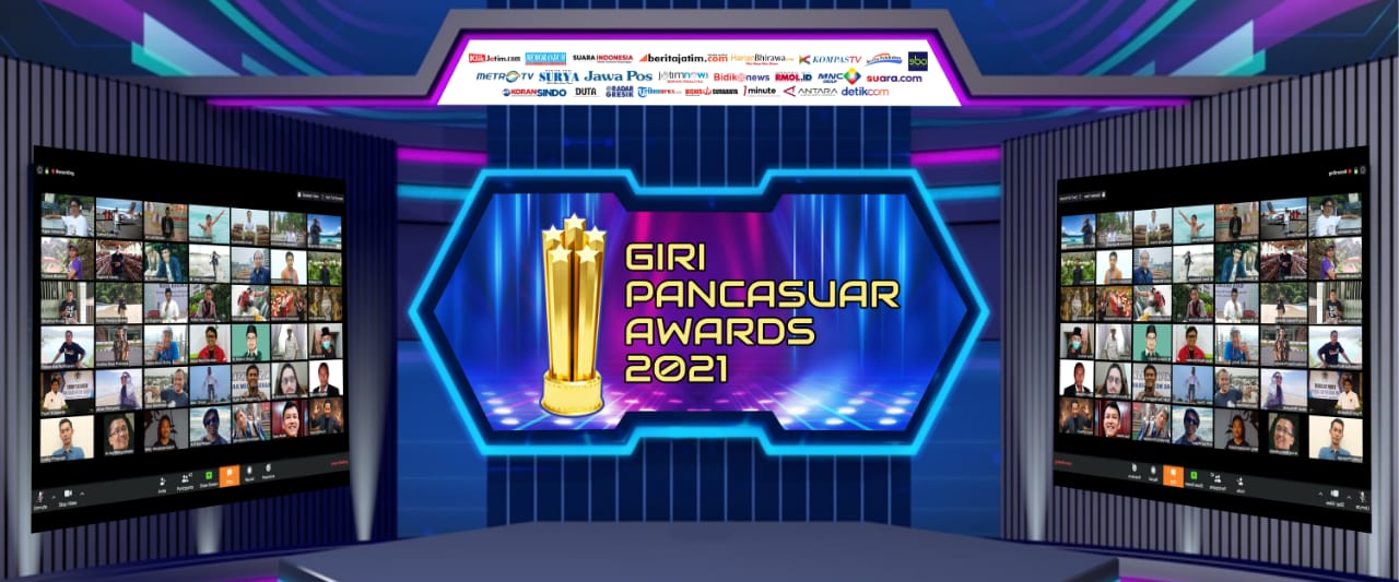 Giri Pancasuar Award adalah salah satu agenda lain di samping bincang tokoh nasional dalam puncak HPN Gresik 2021, besok Selasa (30/3/2021).