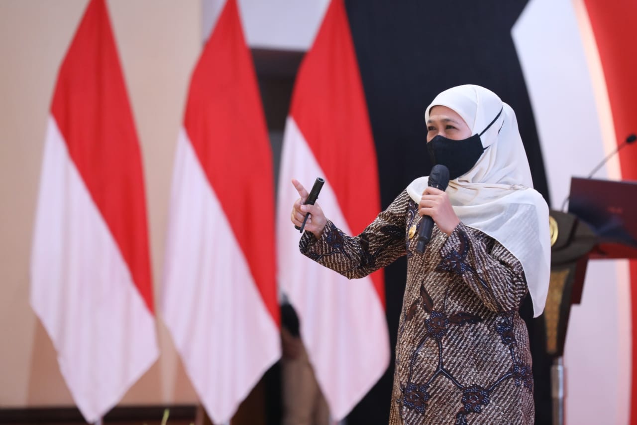 Gubernur Jawa Timur Khofifah Indar Parawansa.