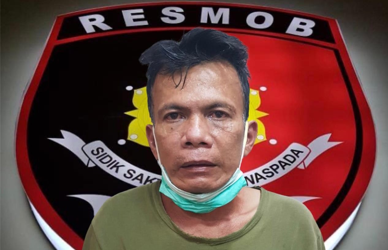 Tersangka Devi Saputra.