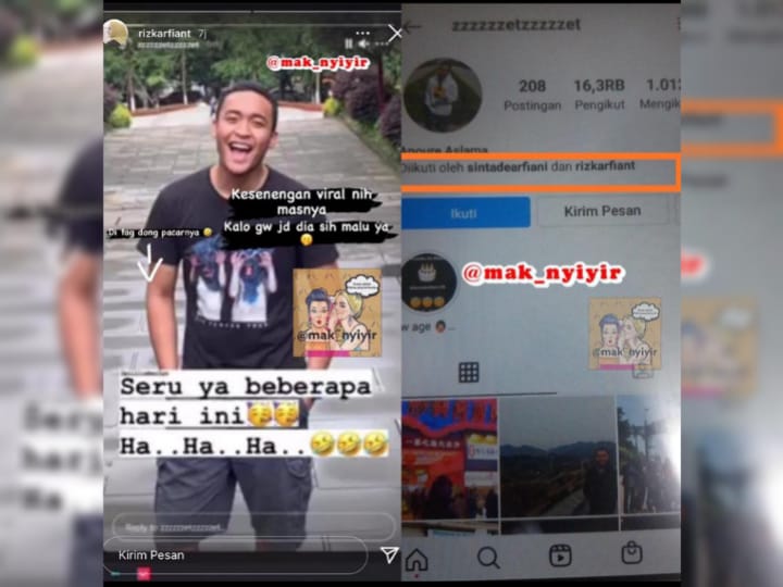 Tangkapan layar Insta Story pramugara yang digerebek selingkuh oleh istrinya sendiri. (Instagram @mak_nyinyir).