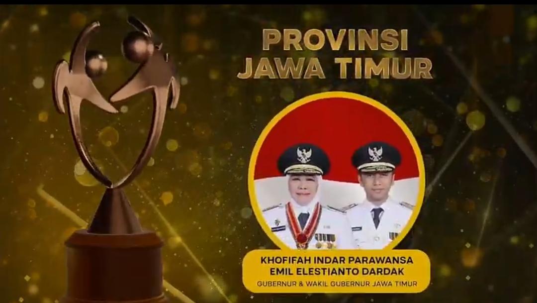 Penganugerahan Provinsi Layak Anak kepada Jawa Timur.