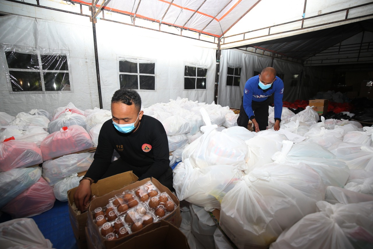 Bantun yang diterima oleh Pemkot Surabaya.