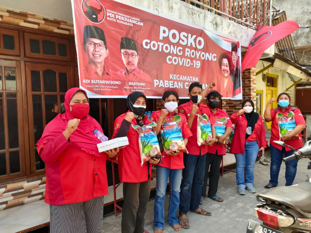 Kader-kader Banteng Kecamatan Pabean Cantikan.
