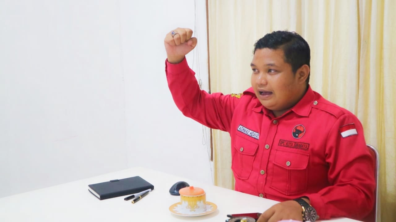 Wakil Sekretaris DPC PDI Perjuangan Kota Surabaya Achmad Hidayat.