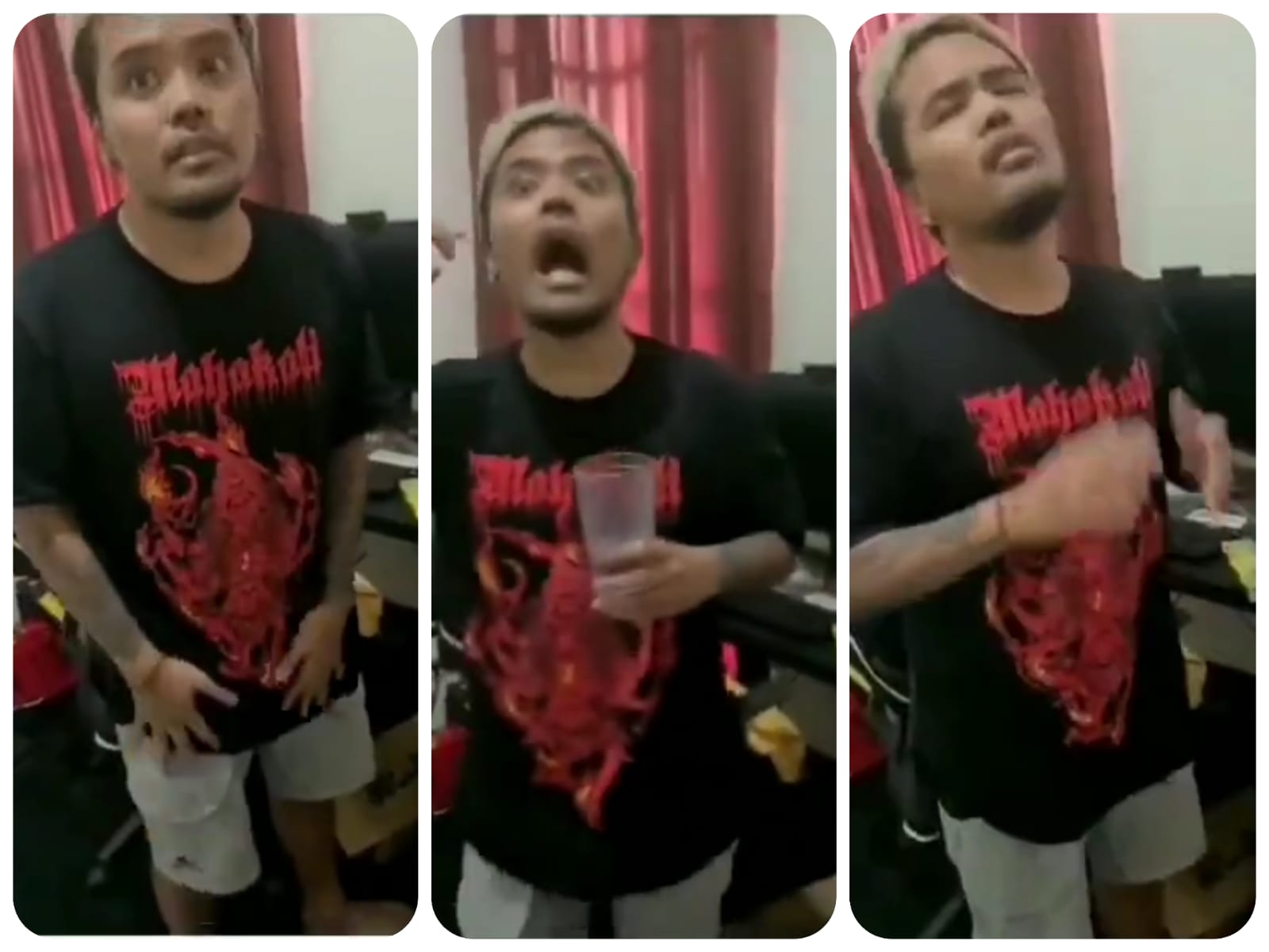 Detik-detik Coki Pardede ditangkap polisi.