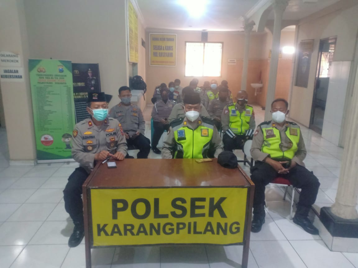 Suasana Binrohtal pada jajaran Polrestabes Surabaya.