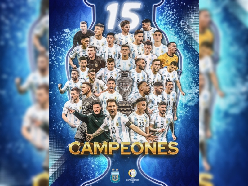Timnas Argentina. (Twitter @Argentina)
