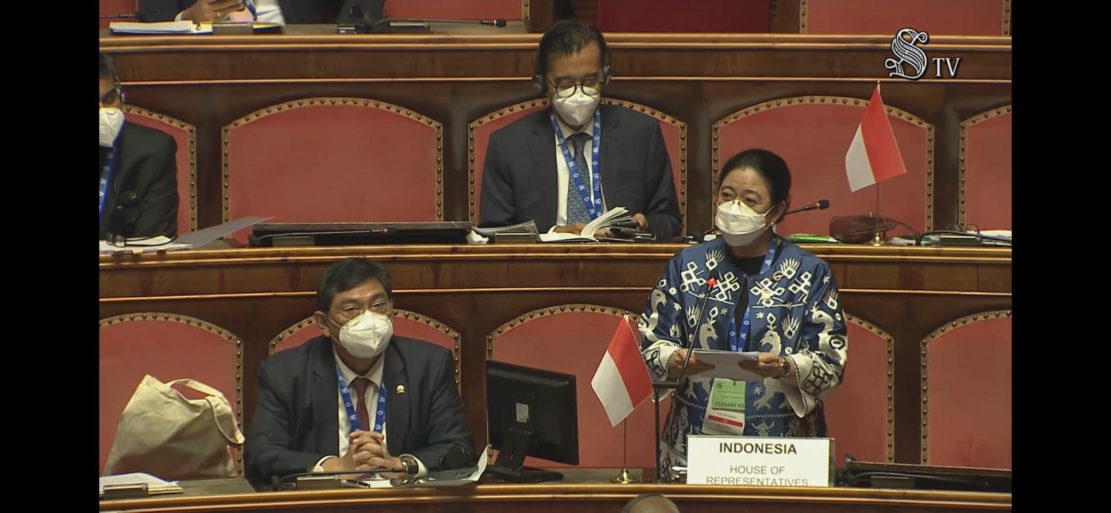 Ketua DPR RI menghadiri Seventh Group of 20 (G20) Parliamentary Speakers’ Summit (P20) di Italia.