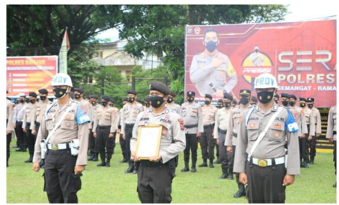Polres Banjar, Kalimantan Selatan.