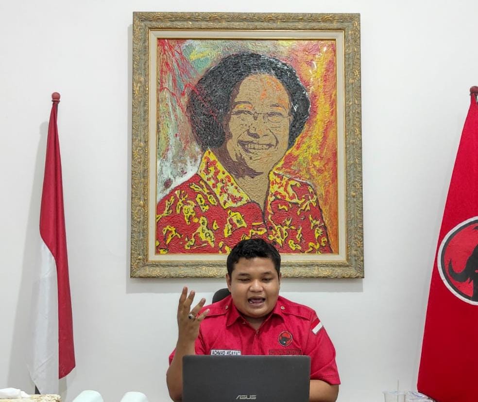  Wakil Sekretaris DPC PDI Perjuangan Kota Surabaya Achmad Hidayat.