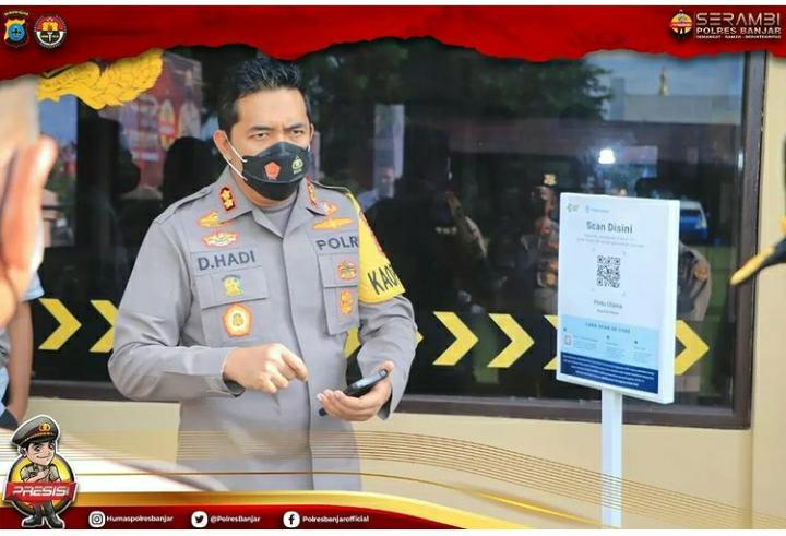 Kapolres Banjar AKBP Doni Hadi Santoso.