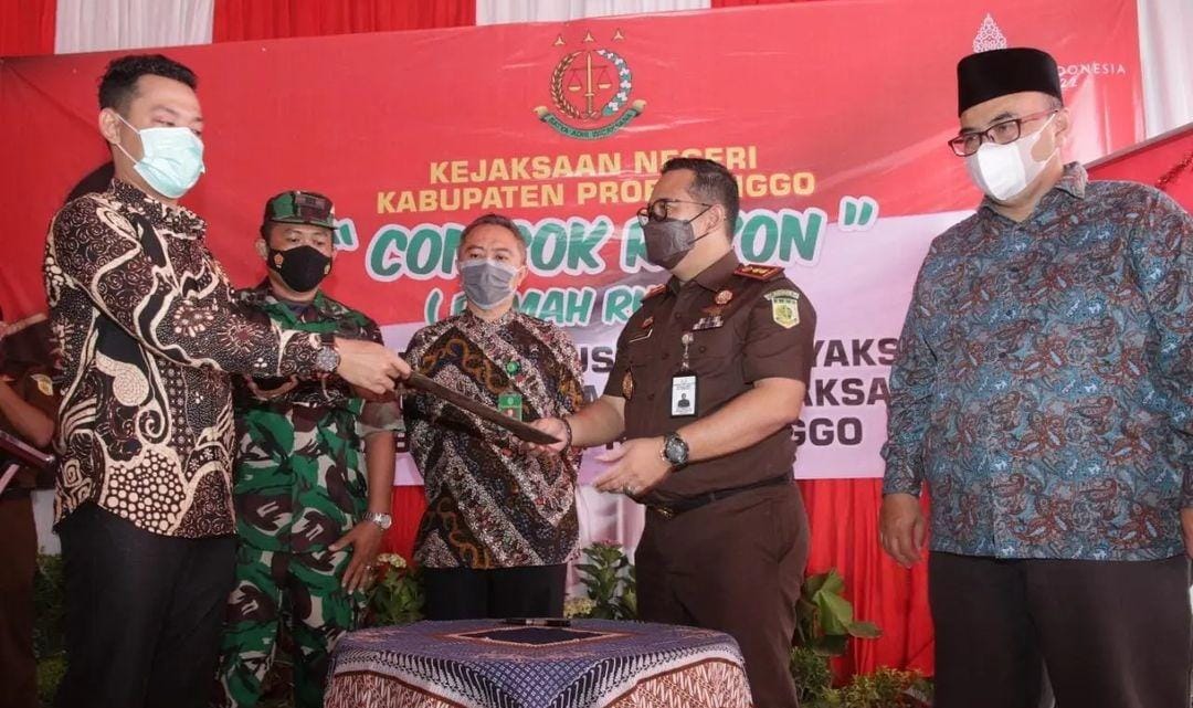 Peresmian Rumah Restorative Justice oleh Kejari Kabupaten Probolinggo Jum'at, (18/03/2022).
