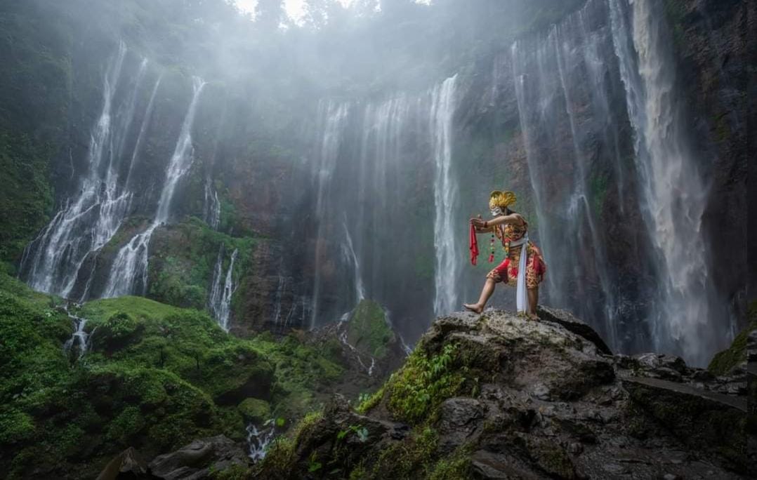 Air Terjun Tumpak Sewu paling dimintai wisatawan asing (Foto: InfoPublik)