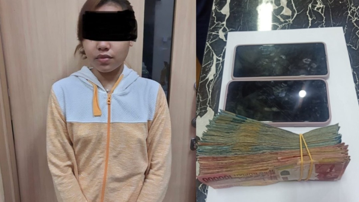 Pelaku dan barang bukti yang diamankan Polisi.