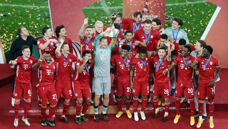 Bayern Muenchen juara Piala Dunia Antarklub 2020 usai mengalahkan Tigres UANL 1-0 di Education City Stadium, A Rayyan, Qatar, Jumat (12/2/2021) dini hari WIB.