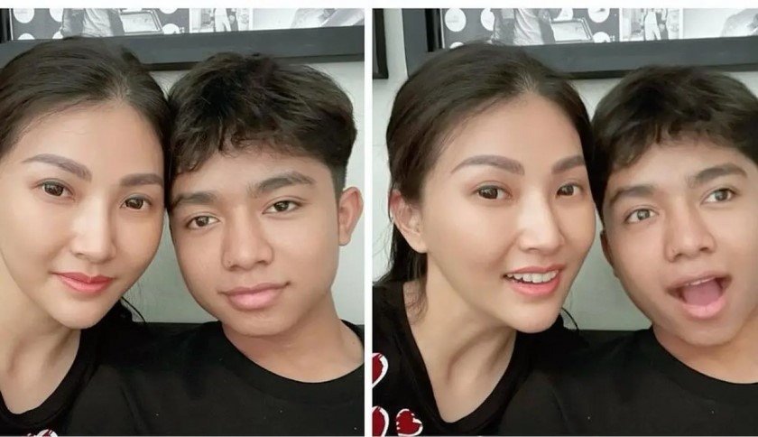 Betrand Peto dan Sarwendah. (Foto: Instagram Sarwendah).
