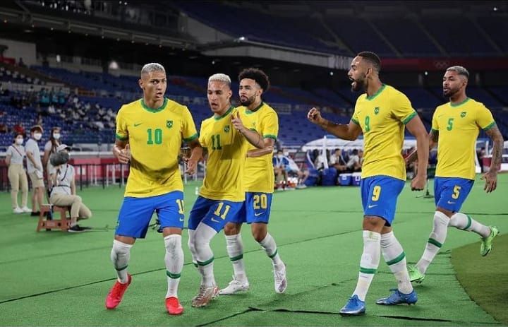 Timnas Brasil di Olimpiade Tokyo 2020. (Instagram @richarlison)
