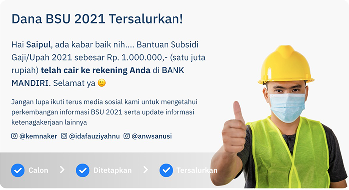 BSU Kementerian Ketenagakerjaan.