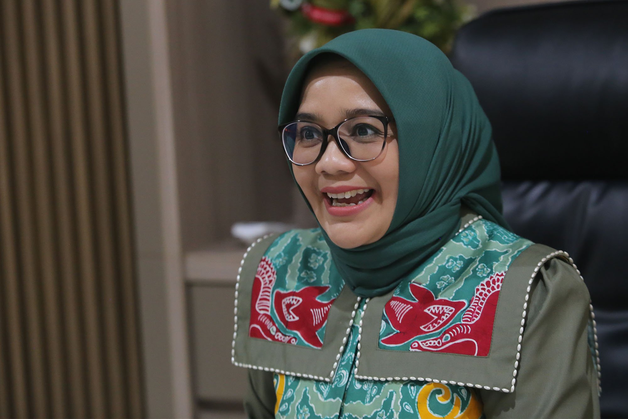Ketua Tim Penggerak PKK Kota Surabaya, Rini Indriyani