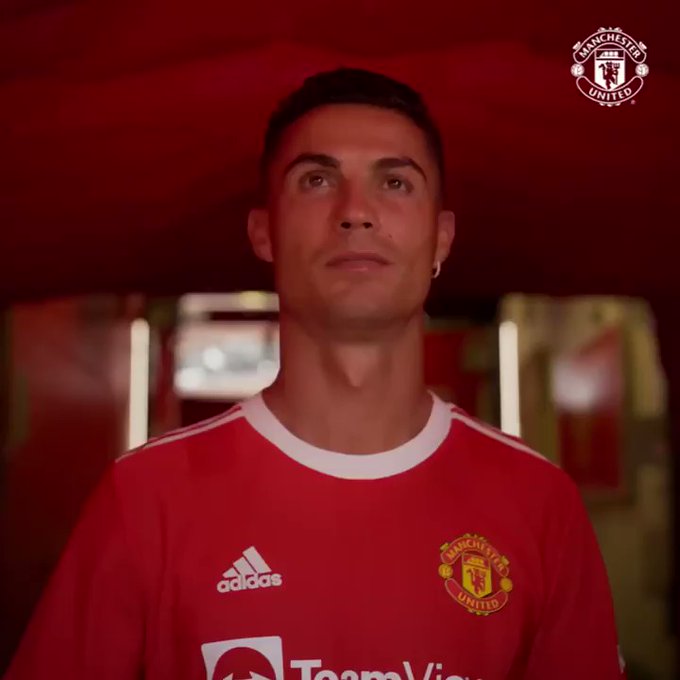 Cristiano Ronaldo. (Twitter @ManUtd)