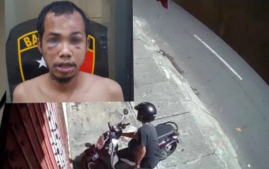 Pelaku pencurian yang dibekuk Unit Resmob Surabaya.