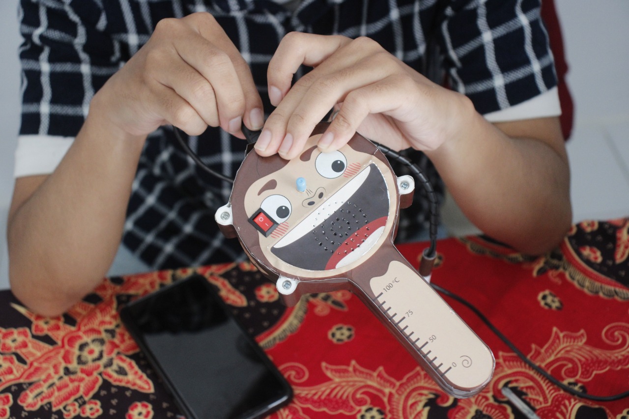 Termometer berbasis suara yang diciptakan ITS Surabaya