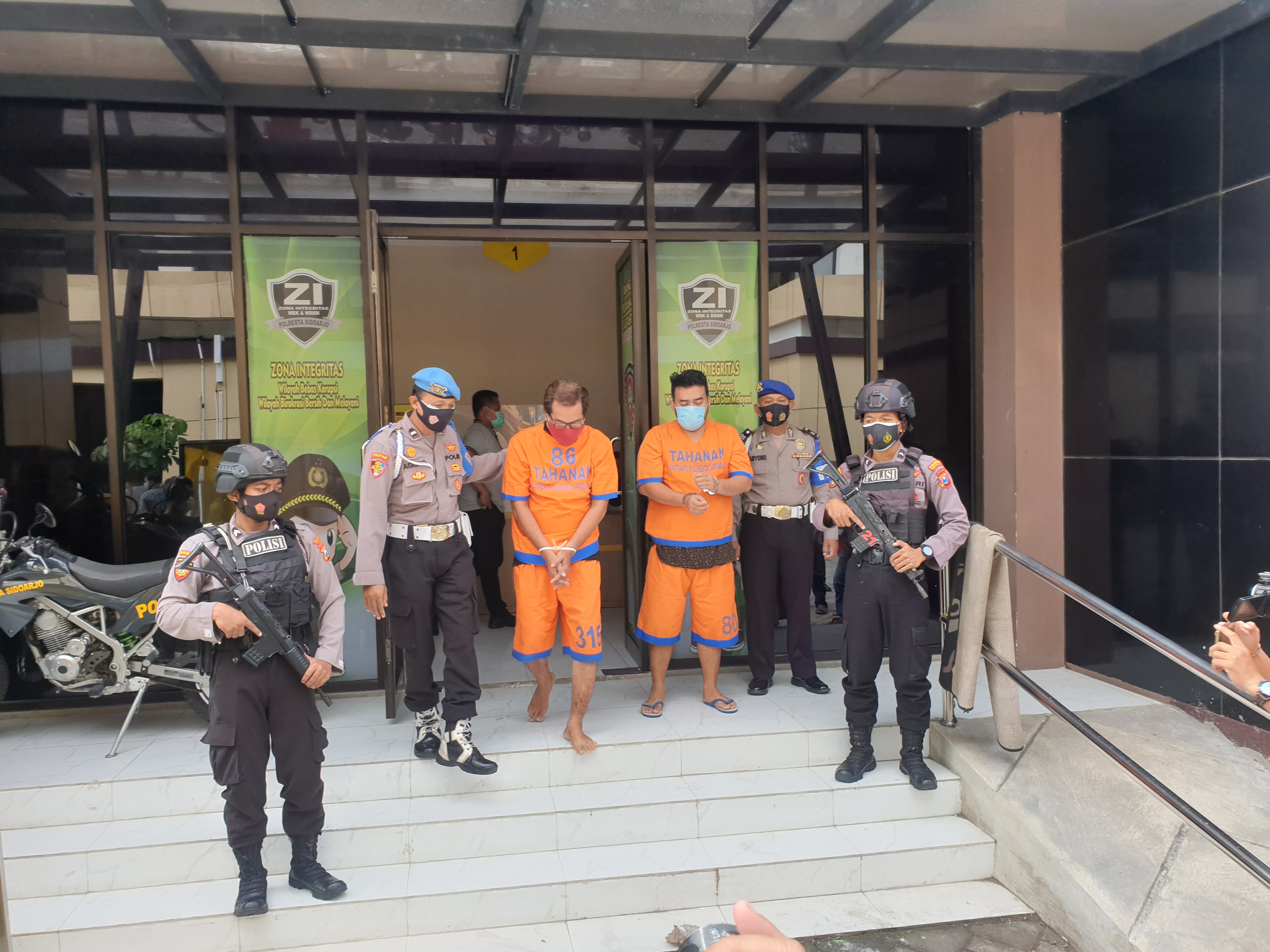 Faizal Pramudya, tersangka pembobolan ATM sebanyak 5 kali di tiga daerah Jatim yang semuanya gagal dilakukan.
