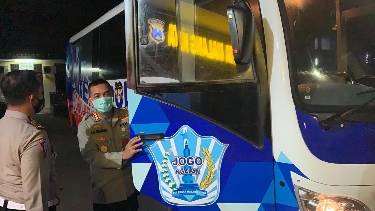 Bus Polisi Sobo Kelurahan yang akan diluncurkan Polresta Malang Kota