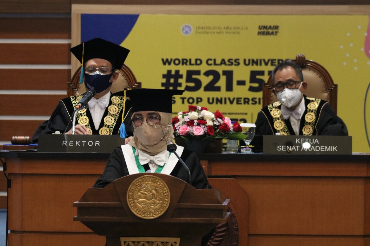 Pengukuhan guru besar FKG Unair