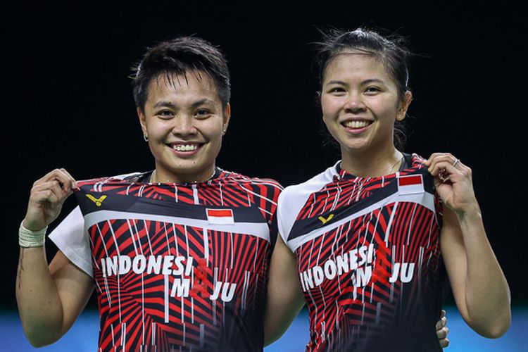 Erika SawauchiGanda putri Indonesia, Greysia Polii/Apriyani Rahayu, berhasil menjuarai Thailand Open 2021. | PBSI