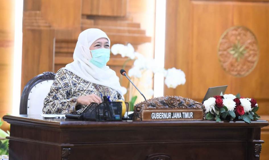 Gubernur Jawa Timur, Khofifah Indar Parawansa.