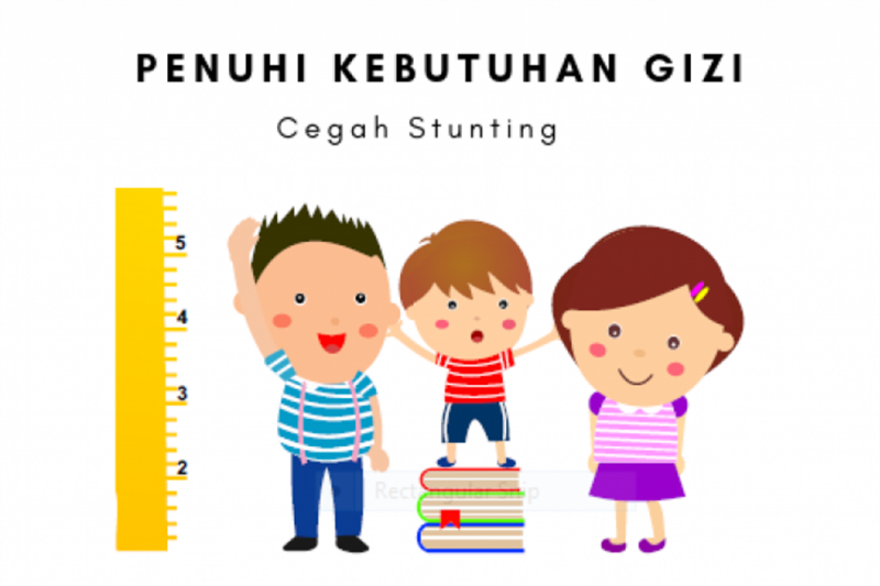 Ilustrasi stunting.