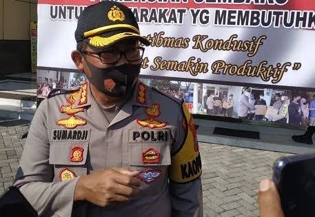 Kapolresta Sidoarjo Kombes Pol Sumardji.