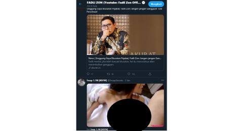 Fadli Zon dilaporkan ke Bareskrim Polri karena melike konten porno di Twitter